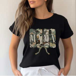 Camiseta Coquette Camouflage Dia de as mães mãe