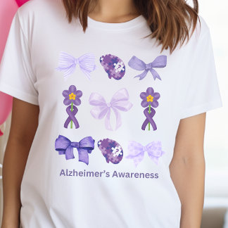 Camiseta Coquette Lembre-se do apoio à demência de Alzheime