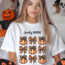 Camiseta Coquette Pumpkin do Arco Leopart Retro Halloween