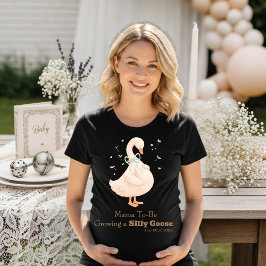 Camiseta Coquette Silly Goose Green Mommy-to-Be, Pregnancy 