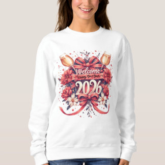 Camiseta Coquette Welcome 2026 New Year Design