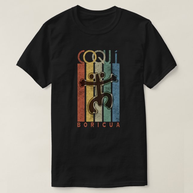 Camiseta Coqui Boricua (Frente do Design)