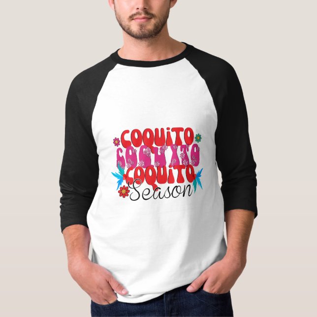 Camiseta Coquito Season, dia nacional do coquito (Frente)