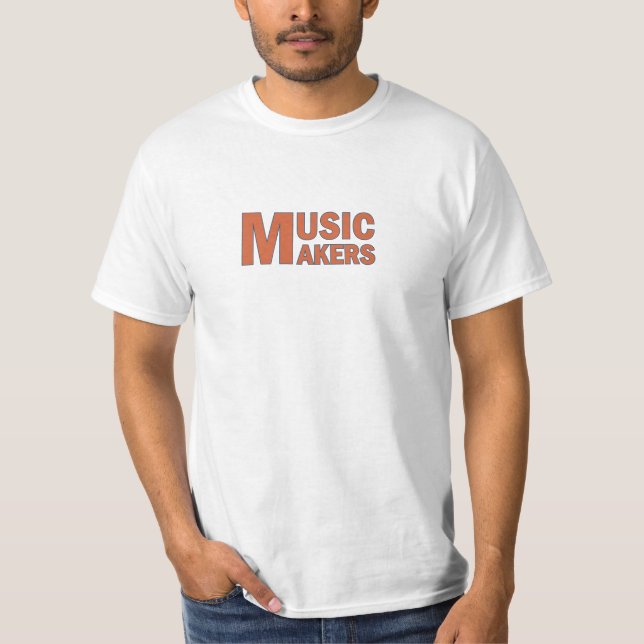 Camiseta Cor da laranja dos fabricantes da música (Frente)