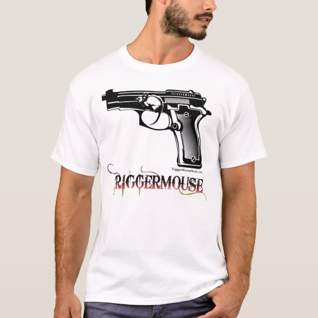 Camiseta Cor da pistola de TriggerMouse (Frente)
