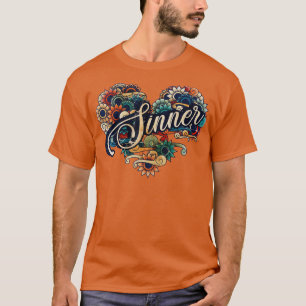 CAMISETA COR DA VINTAGEM DA VIGNETTE SINCRONIZADA