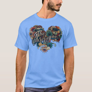 CAMISETA COR DA VINTAGEM DE VIGNETTE DOS CARDIGANOS