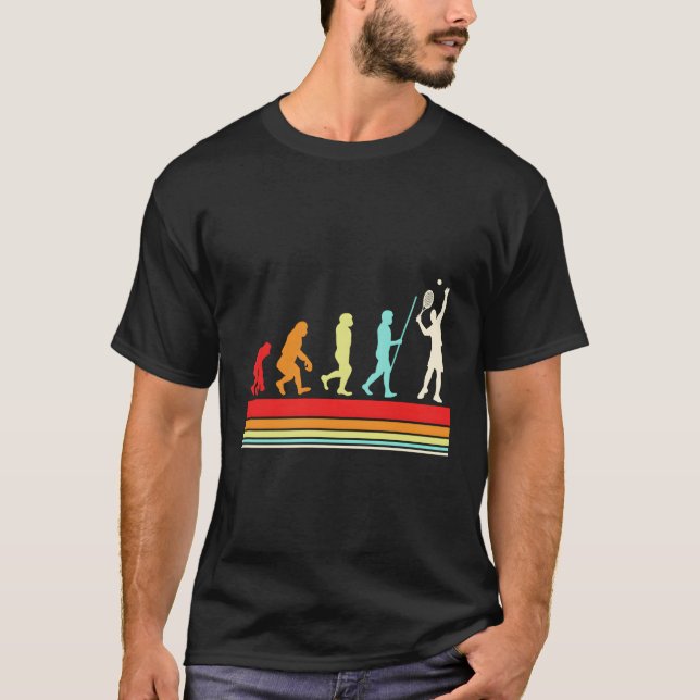 Camiseta Cor de Evolução do Tênis Player S (Frente)