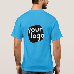 Camiseta Cor de fundo personalizada Moderna Adicionar seu l