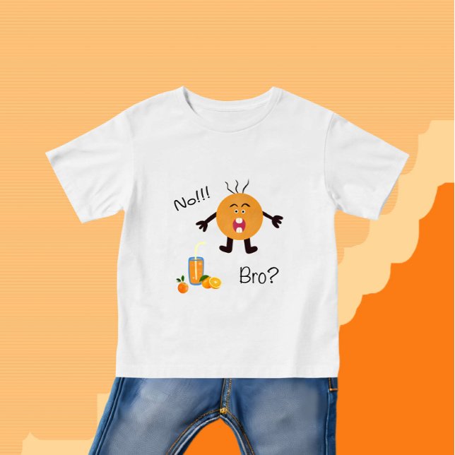 Camiseta Cor de laranja engraçada (Criador carregado)