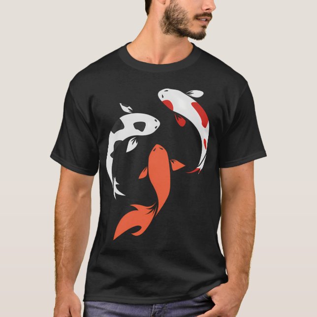 Camiseta Cor de Peixe Japonês (Frente)