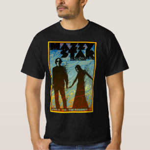 Camiseta cor de pintura de estrela mazzy