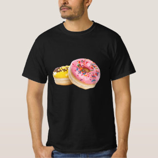 Camiseta Cor-de-rosa amarelo-claro - Pilha de Rosquinha ros