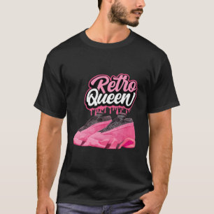 Camiseta Cor-de-rosa chocante 14S Tee Retro Queen Matching