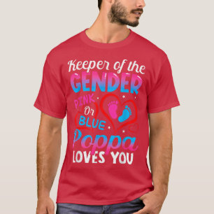 Camiseta Cor De Rosa Ou Azul O Ama De Gênero Reveal C