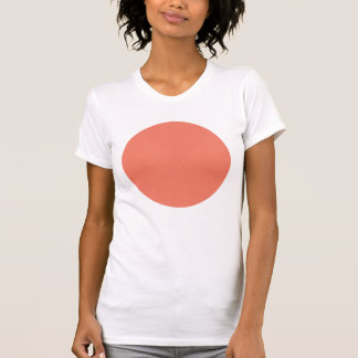 Camiseta Cor de Rosa Pêssego Primavera Verão