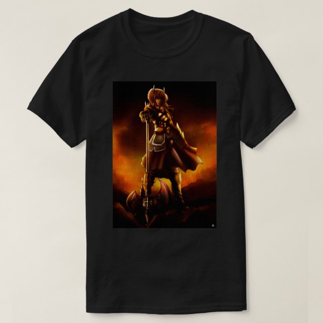 Camiseta Cor do berserker (Frente do Design)