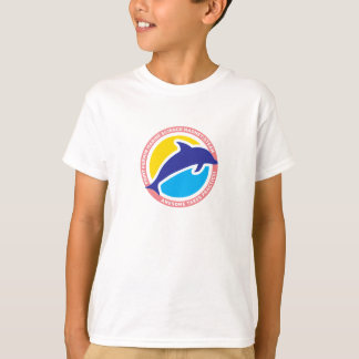 Camiseta Cor do Golfinho do Motto da Escola Elementar de Fe