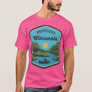 Camiseta Cor do logotipo em Wisconsin sem movimento