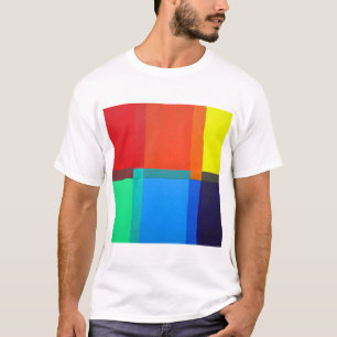 Camiseta Cor do Terciário Secundário Primário.Design abs
