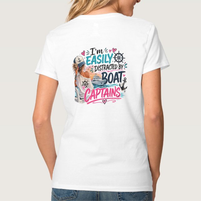 Camiseta Cor Fácilmente Distraída (Verso)