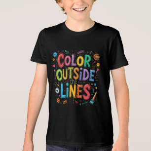 Camiseta Cor Fora das Linhas