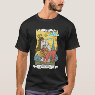 Camiseta Cor oculta Viii Da Força Da Placa Tarot