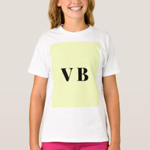 Camiseta cor personalizada pastel simples mínima sólida per