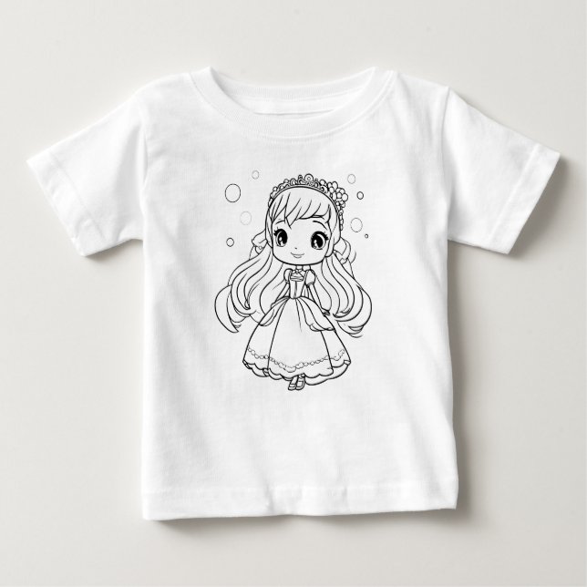 Camiseta Cor Princesa você mesmo (Frente)