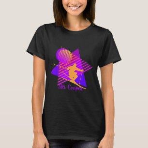 Camiseta Cor púrpura rosa colorado esqui esqui cooper leadv