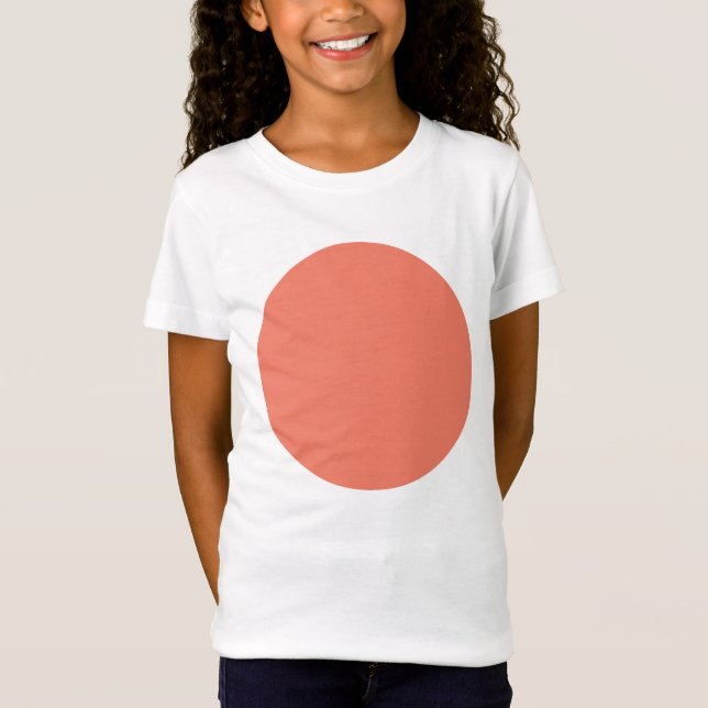 Camiseta Cor rosa cor de Verão primavera (Frente)