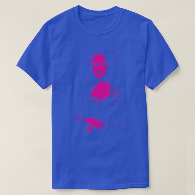 Camiseta Cor Rosa do Mono Puro (Frente do Design)