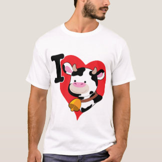 Camiseta coração 200 da vaca