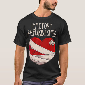 Camiseta Coração Aberto Funerário Refurbado e legal Fábrica