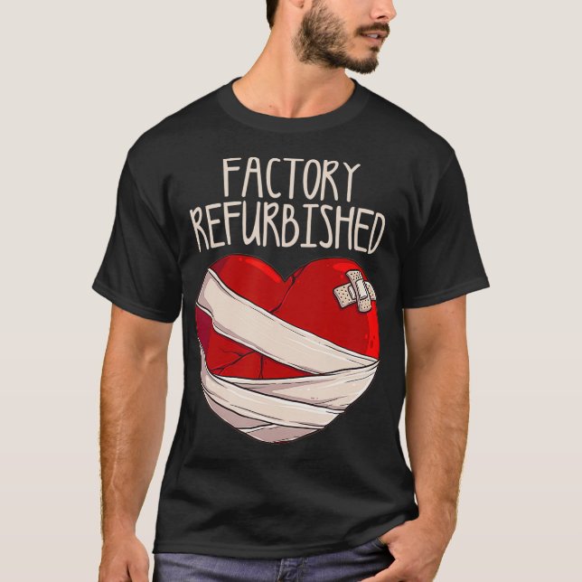 Camiseta Coração Aberto Funerário Refurbado e legal Fábrica (Frente)