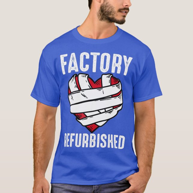 Camiseta Coração Aberto Funerário Refurbado legal Fábrica (Frente)