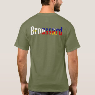 Camiseta Coração acádico do orgulho de Broussard Cajun da