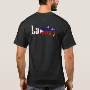 Camiseta Coração acádico do orgulho de Landerico Cajun d
