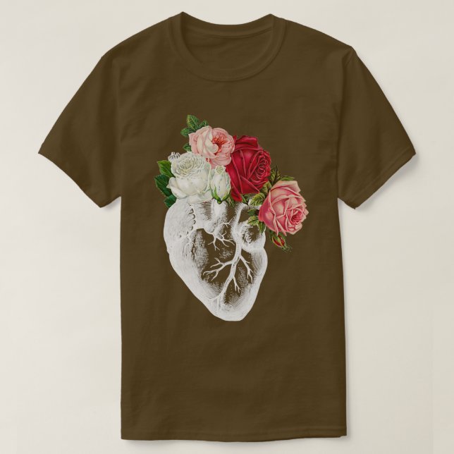 Camiseta Coração anatômico 5 (Frente do Design)