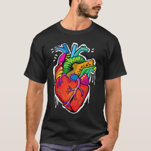 Camiseta Coração Anatômico Pop Cardiologista Enfermeira Cir