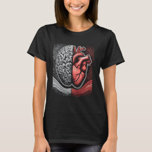 Camiseta Coração Anatômico Vs Medicina Cerebral Ciência da