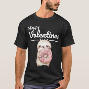 Camiseta Coração Animal Bonito Panda Feliz Dia dos Namorado