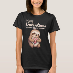 Camiseta Coração Animal Bonito Panda Feliz Dia dos Namorado