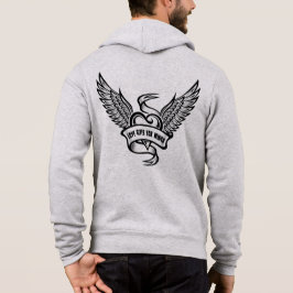 Camiseta Coração Antigo Com Asas