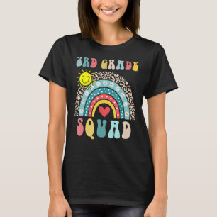 Camiseta Coração Arco-Íris Cuto Quadrado 3º Grau 1º Dia De 