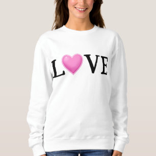 Camiseta Coração Arco-íris Feminino LOVE