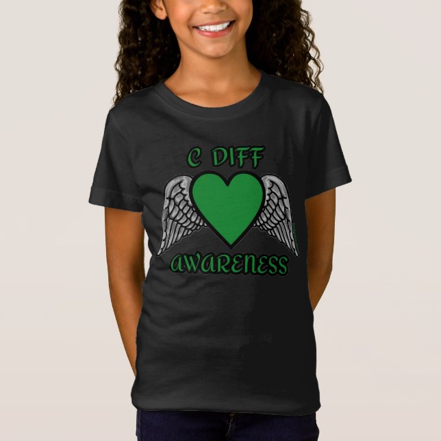 Camiseta Coração/Asas...C Diferença (Frente)