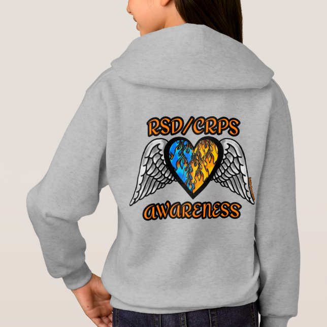 Camiseta Coração/Asas...RSD/CRPS (Verso)
