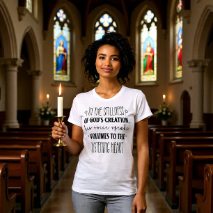 Camiseta Coração Atento à Criação de Deus