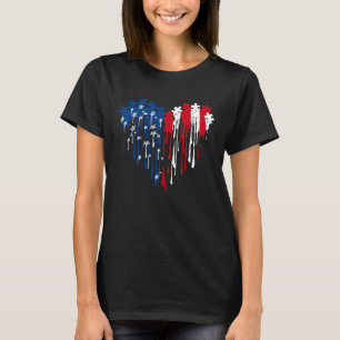 Camiseta Coração Autismo Com Sensibilização Do Autismo Amer